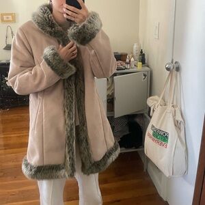 Stunning faux Sherpa coat